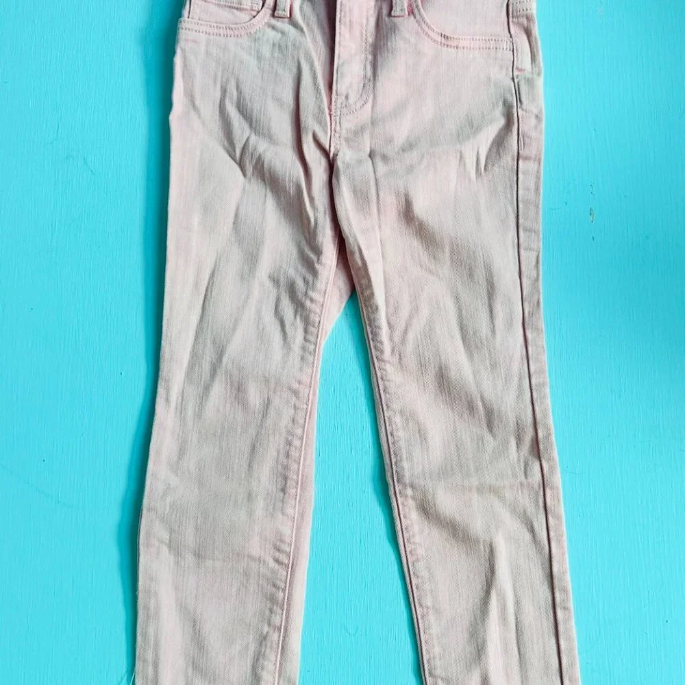 GAP Kids Pink Skinny Jeans Size 6 High Rise Super Skinny Adjustable Waist